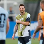 Lionel Messi en el entrenamiento de la selección de Argentina en el Mundial 2026.