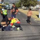 En la avenida Occidental, a la altura de la avenida Diego Vaca, en el norte, una persona fue atropellada este 22 de junio.