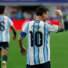 El delantero de Argentina, Leo Messi, celebra el segundo gol del combinado argentino durante el partido del Mundial 2026.