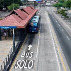 En la avenida 25 de Julio, los buses de la Troncal 2 deberán circular por un solo carril exclusivo, luego de la reducción de dos a uno dispuesta en el corredor.