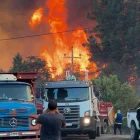 Fotografía de archivo del 3 de febrero de 2025 de un incendio en la provincia de El Bolsón, Río Negro (Argentina).