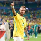 Neymar Jr., de Brasil, reacciona al final de un partido del grupo C del Mundial de la FIFA 2026 entre Escocia y Brasil, en el estadio Hard Rock en Miami.
