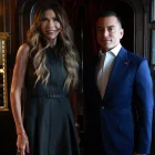 La enviada especial para el Escudo de las Américas, Kristi Noem, y el presidente de Ecuador, Daniel Noboa.