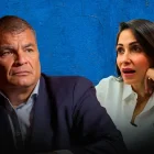 Luisa González y Rafael Correa expresaron posiciones opuestas sobre el papel de Rafael Saltos tras las primarias en Manabí.