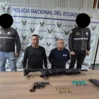 Armas y municiones fueron decomisadas durante un allanamiento ejecutado en Buena Fe, provincia de Los Ríos.
