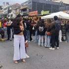 Decenas de aficionados se reunieron en la pileta del centro de Loja para alentar a la selección ecuatoriana durante el partido frente a México.