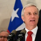 El presidente de Chile, José Antonio Kast, habla durante una conferencia de prensa en Montevideo (Uruguay).