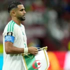 Riyad Mahrez, capitán argelino, antes del partido del Mundial de la FIFA 2026 entre Suiza y Argelia.