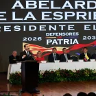 Abelardo de la Espriella habla tras recibir su credencial como presidente.