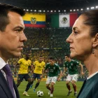 Ecuador y México mantiene un conflicto diplomático que se vio reflejado en el Mundial de Fútbol.