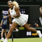 Serena Williams, ganadora de 23 títulos de Grand Slam, en su regreso a las pistas en Wimbledon.
