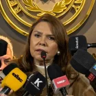 Celeste Amarilla, senadora de Paraguay, este 7 de julio. Ella arremete contra el futbolista francés Kylian Mbappé.