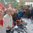 Juan Cristóbal Lloret y Consuelo Orellana (d) son los precandidatos a la Alcaldía de Cuenca y Prefectura de Azuay por alianza entre el Partido Socialista y Renovación 63.