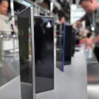 Los Galaxy Z Fold 7 en el Galaxy Unpacked 2025, el evento en el que Samsung presentó su anterior generación de teléfonos plegables.