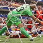 Unai Simón vio su récord caer ante Bélgica en el Mundial 2026.