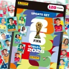 Imagen oficial del Set de Actualización del álbum Panini de la Copa Mundial de la FIFA 2026.