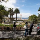 El corazón de Cumbayá es su parque central. Recientemente fue intervenido tras los reiterados pedidos de los vecinos.