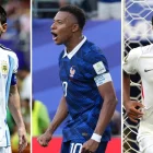 Mundial 2026: el argentino Lionel Messi (izq.), el francés Kylian Mbappé y el inglés Jude Bellingham llegan a semifinales como firmes candidatos para ganar el Balón de Oro del torneo.