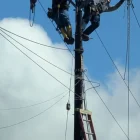 Técnicos trabajan para la continuidad del suministro y la reposición de infraestructura afectada.
