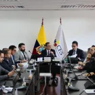 Pleno del Consejo de Educación Superior (CES) durante la sesión en la que aprobó la segunda intervención de la Universidad Amawtay Wasi.