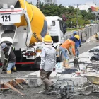 El primer cuerpo del paso elevado de la avenida del Bombero entrará en funcionamiento el 20 de julio y permitirá una nueva circulación en Los Ceibos.