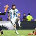 El jugador argentino Lionel Messi (C) en al partido ante Suiza de cuartos de final en Kansas City.