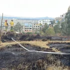 Una de las emergencia ocurrió en la Jaime Roldós, en el norte. Allí ocurrió un incendio forestal.