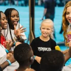 Shakira y Ghetto Kids se reunieron en Nueva York antes de la final del Mundial.