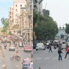 El bulevar 9 de Octubre, casi 50 años de diferencia.