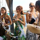 Las hermosas candidatas recibieron diversos obsequios en los balnearios a donde acudieron