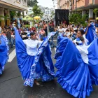 Arte. Cientos de artistas participaron de las presentaciones durante la feria.