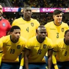 Jugadores de la Selección de Ecuador.