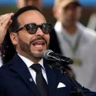 El presidente electo de Colombia, Abelardo de la Espriella, el 20 de julio, durante el desfile militar del Día de la Independencia, en Medellín (Colombia)
