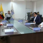 El Pleno del CPCCS en funciones, incluido el recién principalizado Johnny Escobar, buscan la reelección en las elecciones de noviembre de 2026.