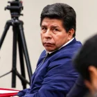 El expresidente de Perú Pedro Castillo reacciona durante una audiencia, en la Sala Penal Especial de la Corte Suprema, en Lima (Perú).