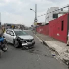El impacto ocurrió junto al intercambiador que une las avenidas Francisco de Orellana y Guillermo Pareja Rolando.