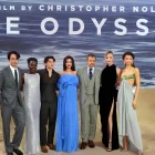 El elenco de La Odisea, dirigida por Christopher Nolan, durante la presentación oficial de la película que ya lidera la taquilla de 2026.