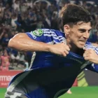 Guerrico anotó el 1-1 para Emelec en el duelo ante Deportivo Cuenca.
