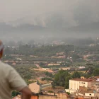 Vista general de Onda (Castellón), uno de los municipios afectados por el incendio que sigue activo y ha quemado ya más de 8.500 hectáreas.