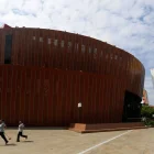 Fachada de la Arena USC este 29 de julio de 2026, lugar para la investidura del presidente electo, Abelardo de la Espriella, que se celebrará el próximo 7 de agosto, en Cali (Colombia).