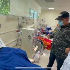 Los ministros realizaron recorridos por varios hospitales.