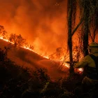 Bomberos de Quito controlaron el incendio forestal en Victoria de El Quinche, evitando que las llamas se propagaran hacia viviendas y vegetación cercana.