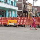 Obras en la calle Rumichaca