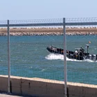 Barreras marítimas instaladas en Ceuta tras la entrada de decenas de miles de personas el pasado 30 de julio de 2026.