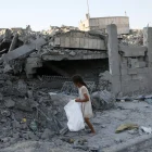 Israel bombardeó el viernes a medianoche una vivienda en el barrio de Al Saftawi, en la ciudad de Gaza, tras una alerta de evacuación.
