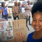Ruth Kataleya Medina, a la derecha, fue localizada con vida seis días después de su desaparición en el sector Las Malvinas, en el sur de Guayaquil.
