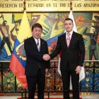 El presidente Daniel Noboa se reunió este 5 de agosto de 2026 con el canciller japonés, Motegi Toshimitsu.