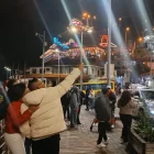 Turistas paseando por el mirador Turi en la provincia de Azuay, a 5 kilómetros de Cuenca.