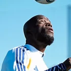 Enner Valencia durante una de sus primeras sesiones de entrenamiento con Boca Juniors en Argentina.