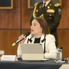 Mishel Mancheno presentó la nueva agenda legislativa de la Asamblea Nacional para los próximos 10 meses.